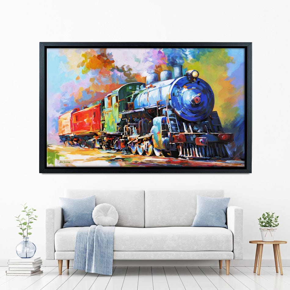 The Last Train Canvas Print wall art product / Shutterstock