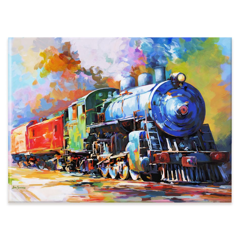 The Last Train Canvas Print wall art product / Shutterstock