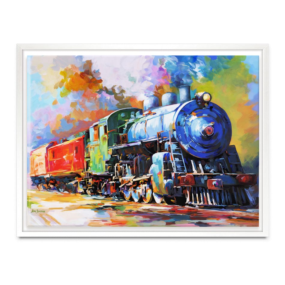 The Last Train Canvas Print wall art product / Shutterstock