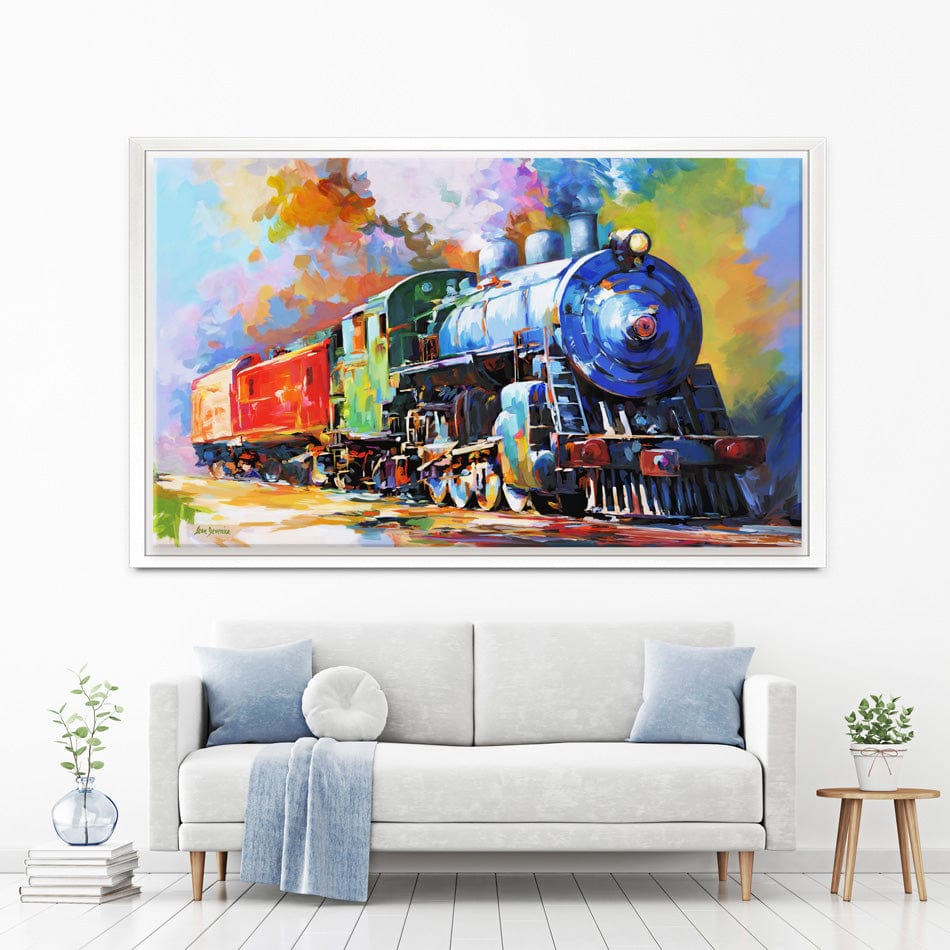 The Last Train Canvas Print wall art product / Shutterstock