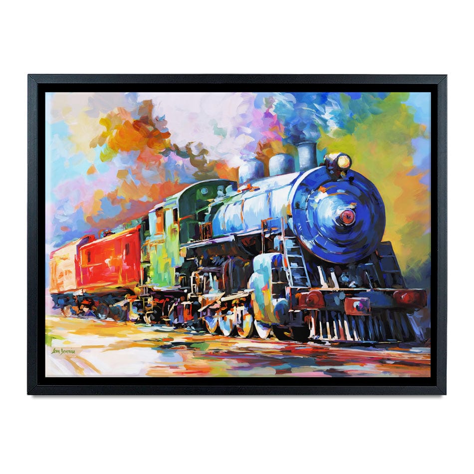 The Last Train Canvas Print wall art product / Shutterstock