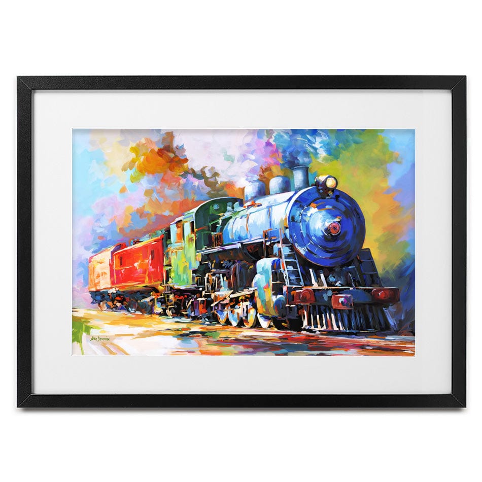 The Last Train Framed Art Print wall art product Leon Devenice