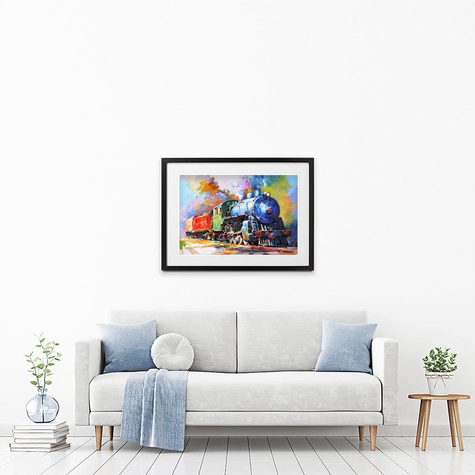 The Last Train Framed Art Print wall art product Leon Devenice