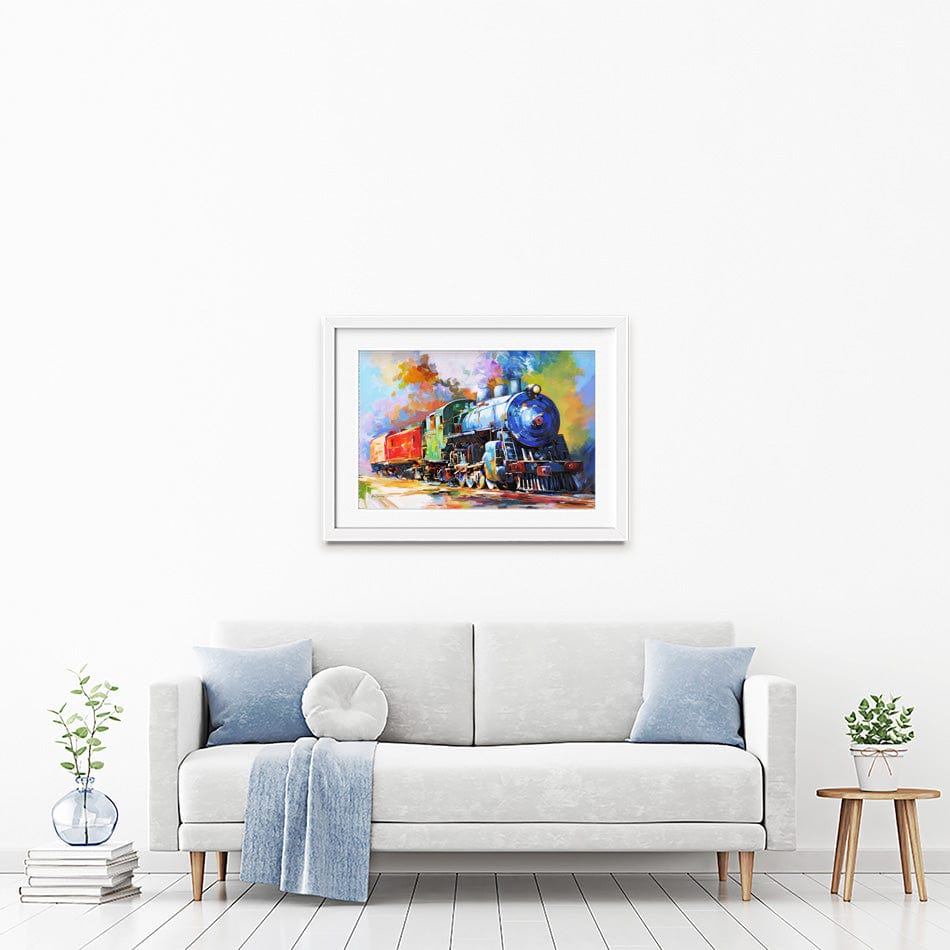 The Last Train Framed Art Print wall art product Leon Devenice