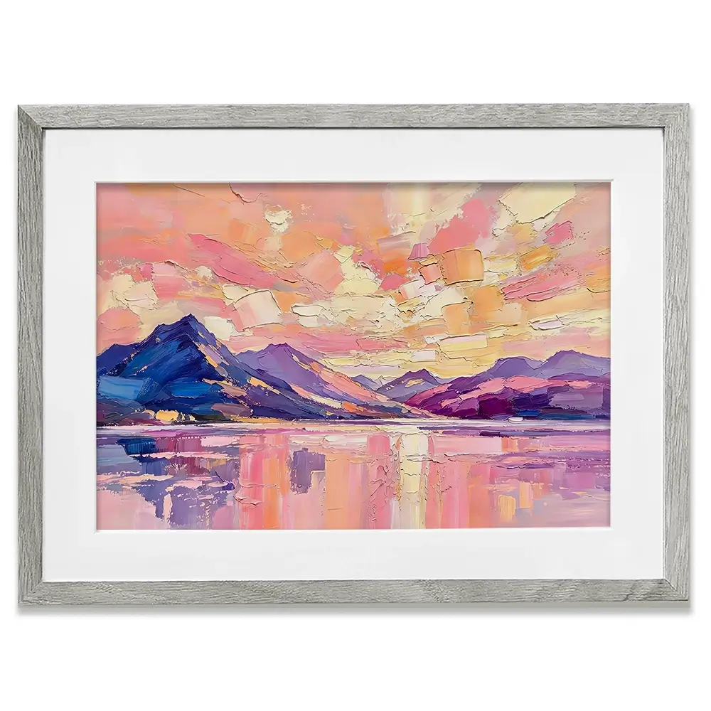 The Loch Holds The Light Framed Art Print The Loch Holds The Light Framed Art Print wall art product David Alexander Elder