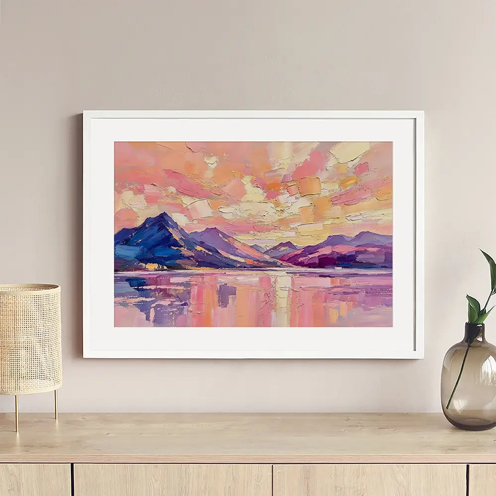 The Loch Holds The Light Framed Art Print The Loch Holds The Light Framed Art Print wall art product David Alexander Elder
