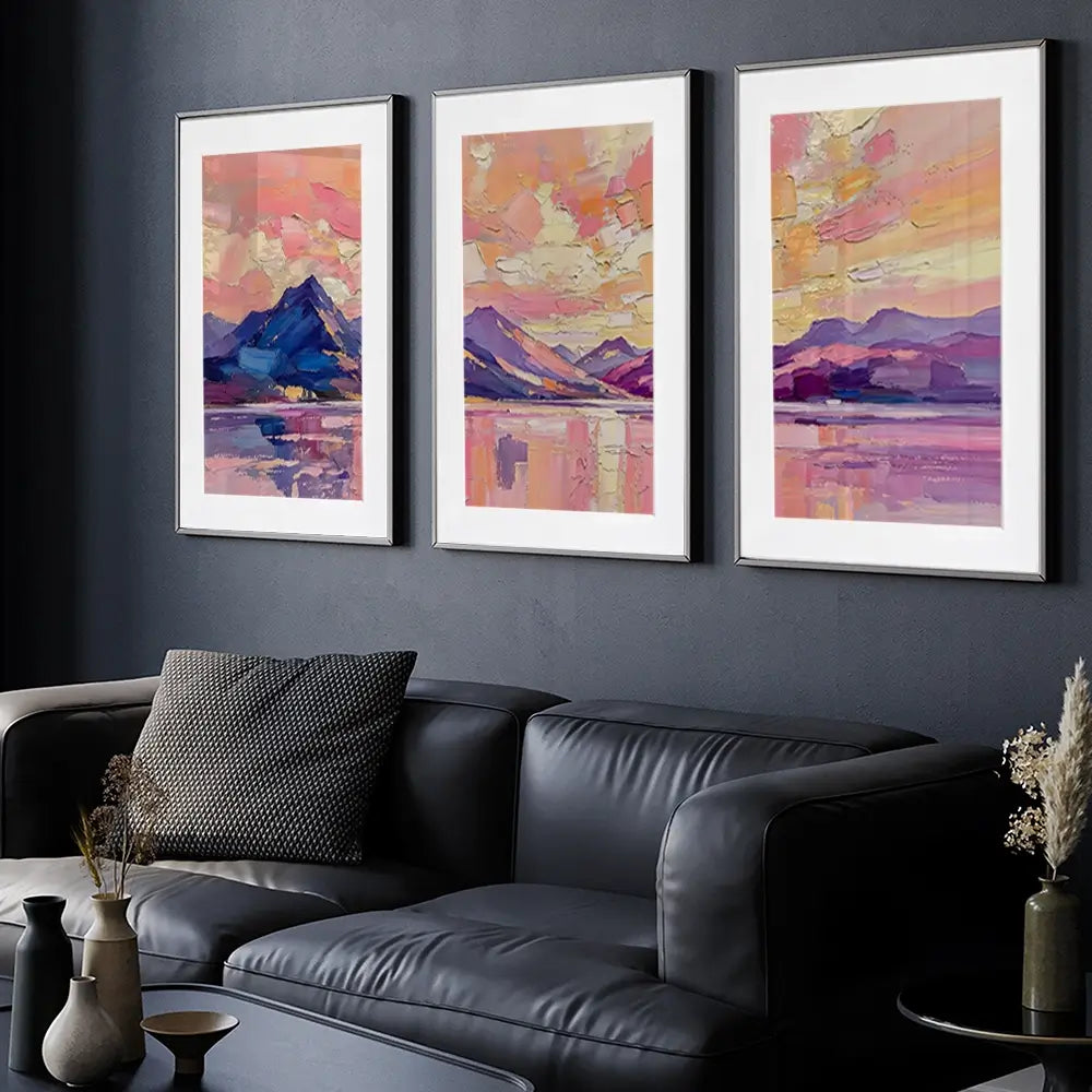 The Loch Holds The Light Framed Art Print Trio The Loch Holds The Light Framed Art Print Trio wall art product David Alexander Elder