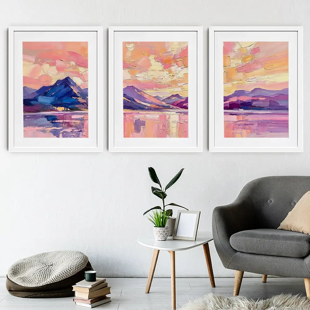The Loch Holds The Light Framed Art Print Trio The Loch Holds The Light Framed Art Print Trio wall art product David Alexander Elder