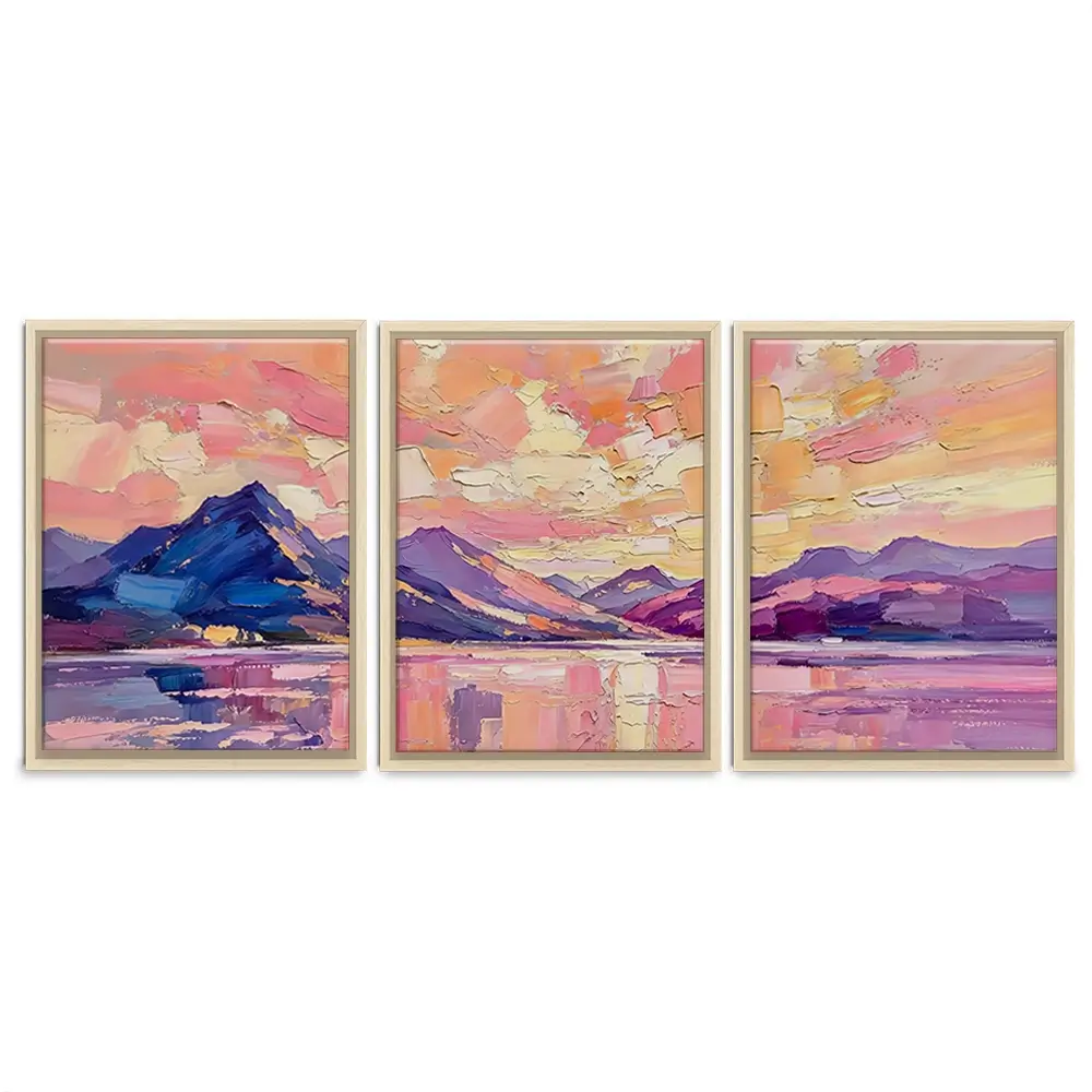 The Loch Holds The Light Trio Canvas Print The Loch Holds The Light Trio Canvas Print wall art product David Alexander Elder