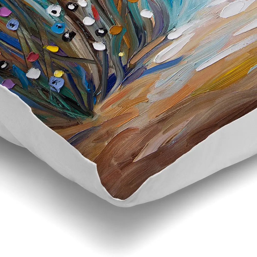 The Magic Garden Cushion The Magic Garden Cushion wall art product Ekaterina Ermilkina