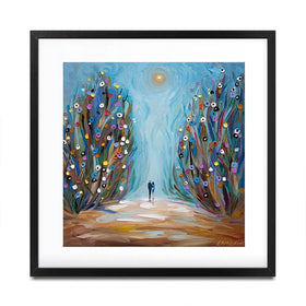 The Magic Garden Square Framed Art Print The Magic Garden Square Framed Art Print wall art product Ekaterina Ermilkina