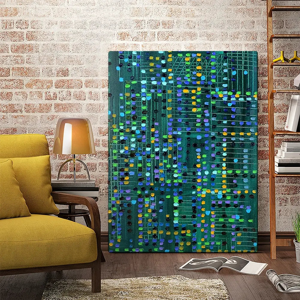 The Matrix Canvas Print The Matrix Canvas Print wall art product Ekaterina Ermilkina