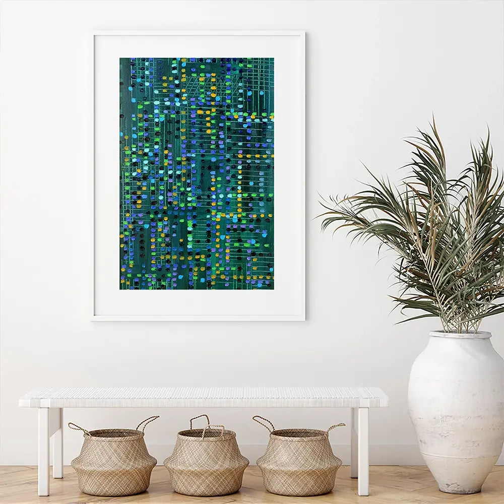 The Matrix Framed Art Print The Matrix Framed Art Print wall art product Ekaterina Ermilkina