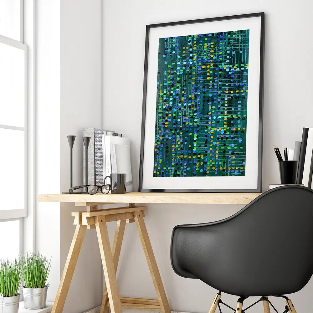 The Matrix Framed Art Print The Matrix Framed Art Print wall art product Ekaterina Ermilkina