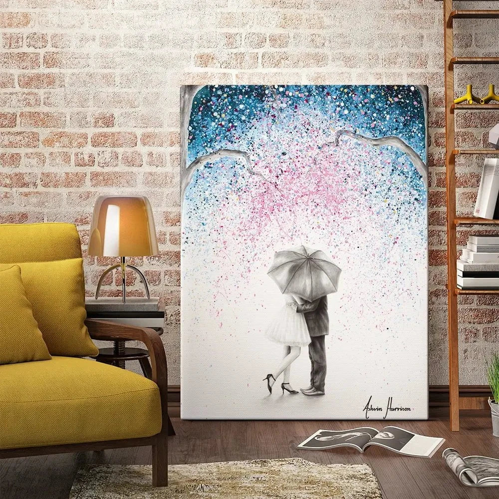 The Midnight Kiss Canvas Print The Midnight Kiss Canvas Print wall art product Ashvin Harrison