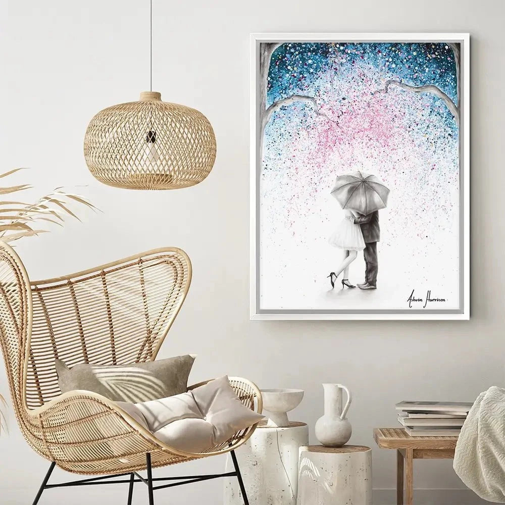 The Midnight Kiss Canvas Print The Midnight Kiss Canvas Print wall art product Ashvin Harrison
