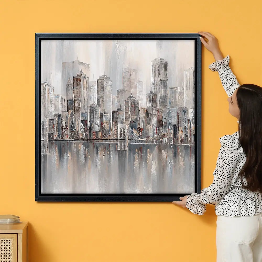 The New York Skyline Oversized Canvas Print The New York Skyline Oversized Canvas Print wall art product Art Print Shop