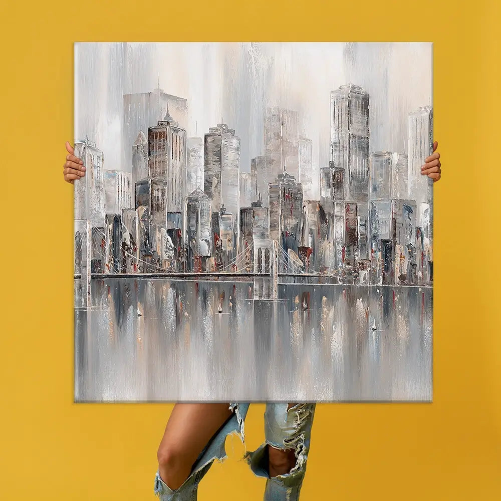 The New York Skyline Oversized Canvas Print The New York Skyline Oversized Canvas Print wall art product Art Print Shop
