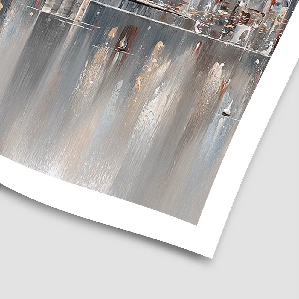 The New York Skyline Square Art Print The New York Skyline Square Art Print wall art product Isabella Karolewicz