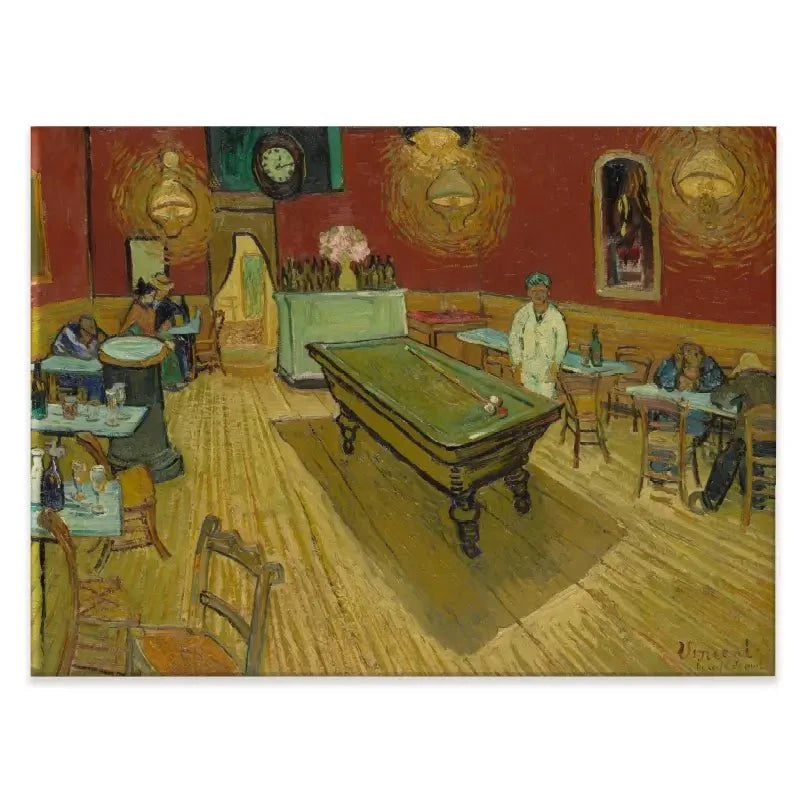The Night Café Canvas Print The Night Café Canvas Print wall art product Vincent Van Gogh