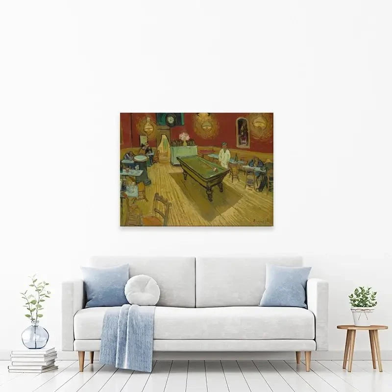The Night Café Canvas Print The Night Café Canvas Print wall art product Vincent Van Gogh