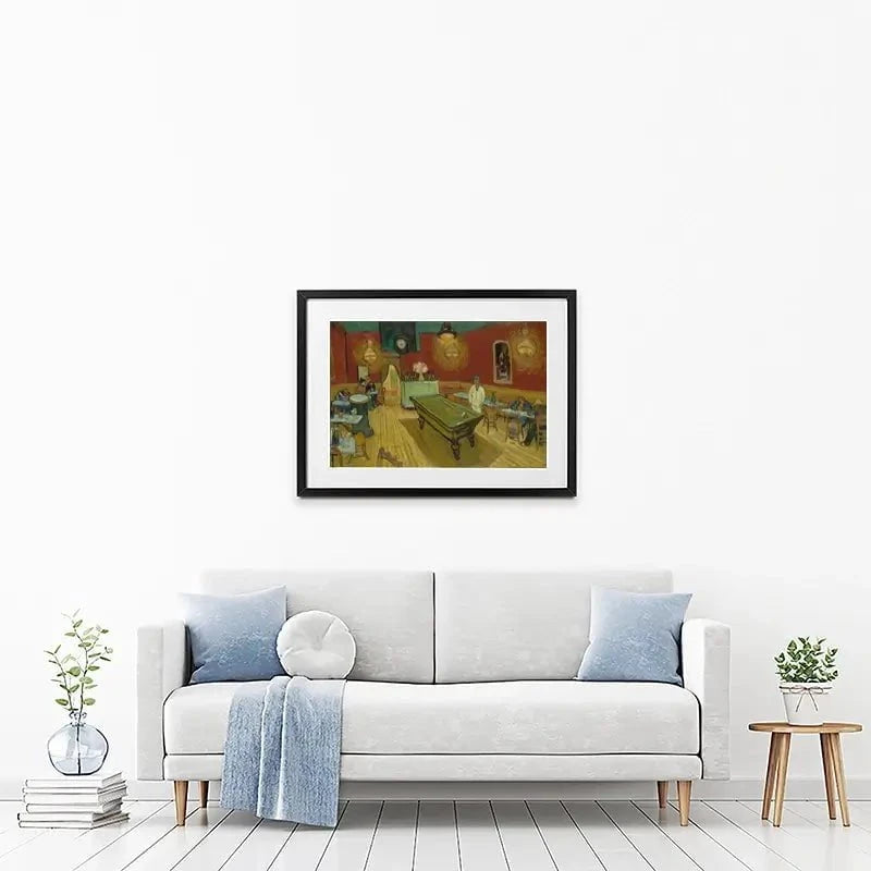 The Night Café Framed Art Print The Night Café Framed Art Print wall art product Vincent Van Gogh