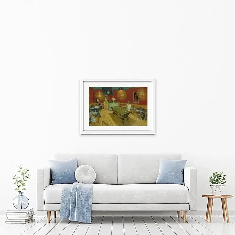 The Night Café Framed Art Print The Night Café Framed Art Print wall art product Vincent Van Gogh