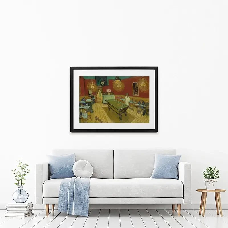 The Night Café Framed Art Print The Night Café Framed Art Print wall art product Vincent Van Gogh
