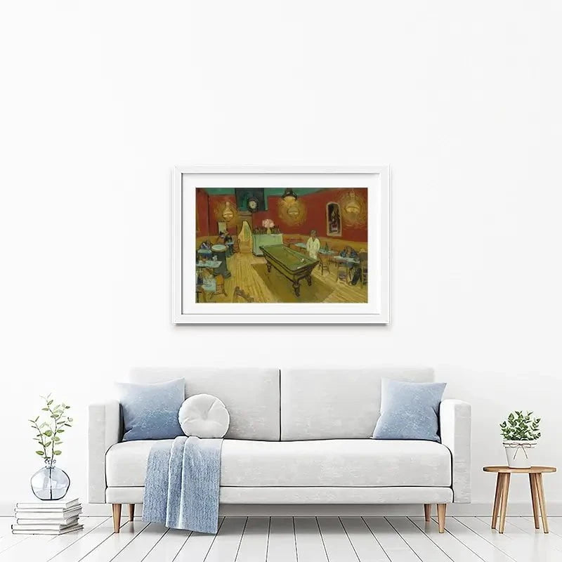 The Night Café Framed Art Print The Night Café Framed Art Print wall art product Vincent Van Gogh