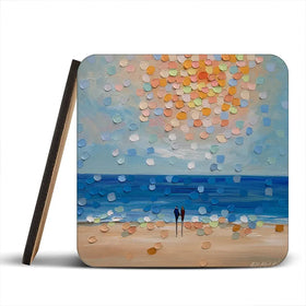 The Ocean Knows Our Names Coaster Set The Ocean Knows Our Names Coaster Set wall art product Ekaterina Ermilkina