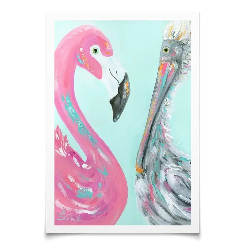 The Odd Couple Art Print The Odd Couple Art Print wall art product Estelle Grengs - Independent
