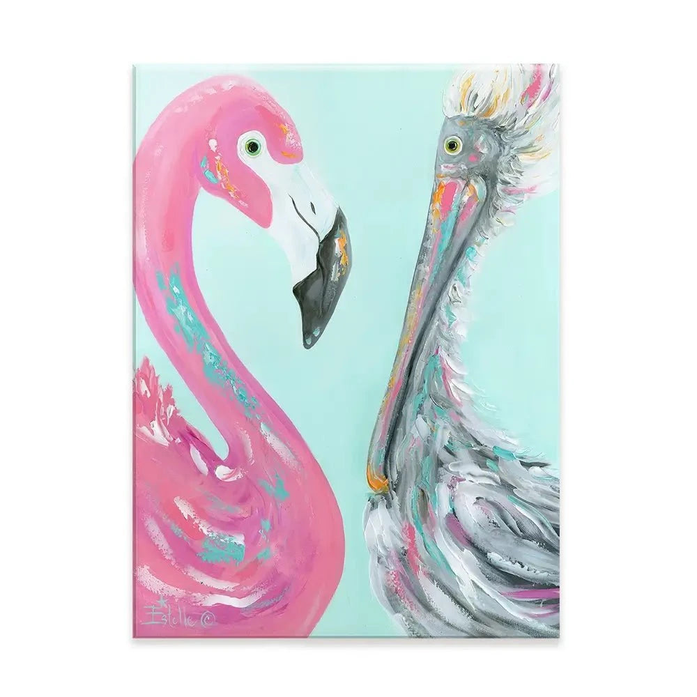 The Odd Couple Canvas Print The Odd Couple Canvas Print wall art product Estelle Grengs - Independent