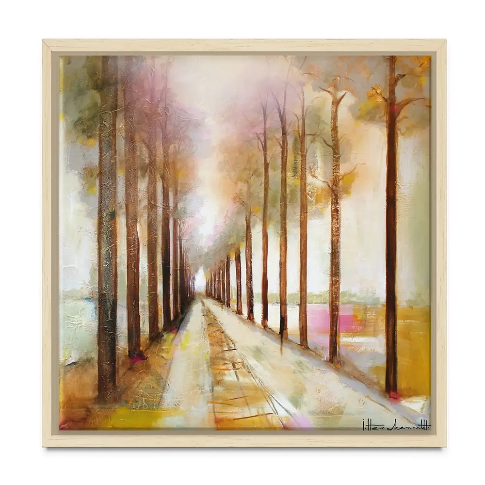 The Pathway Through Square Canvas Print The Pathway Through Square Canvas Print wall art product Studio Paint-Ing