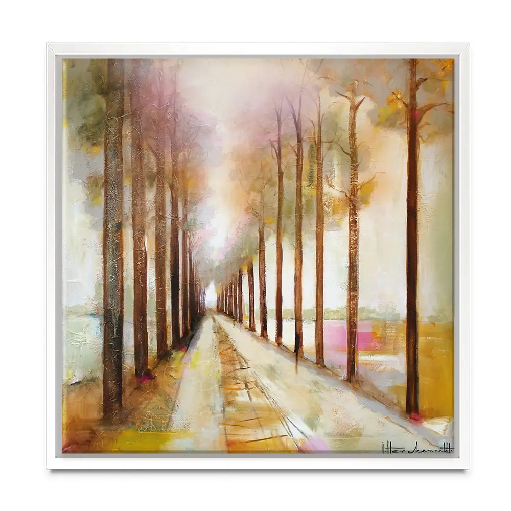 The Pathway Through Square Canvas Print The Pathway Through Square Canvas Print wall art product Studio Paint-Ing