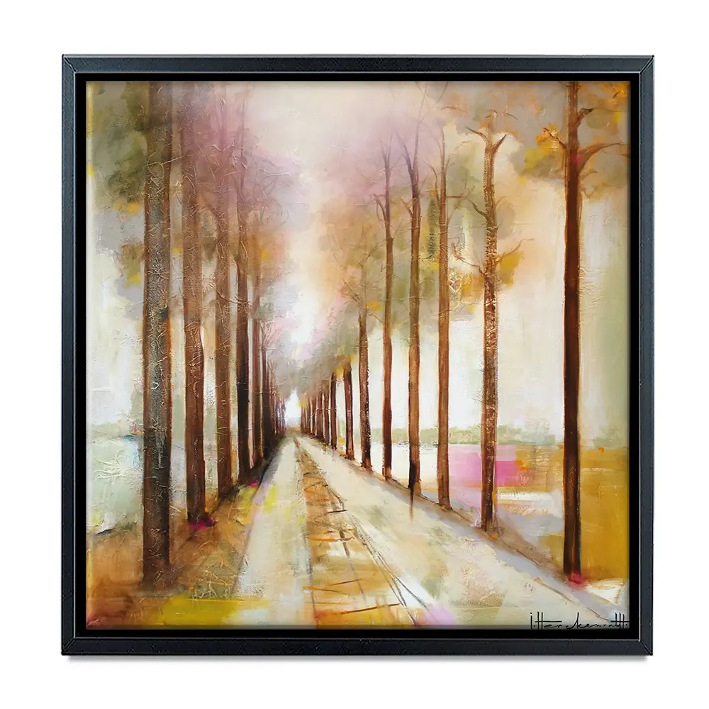 The Pathway Through Square Canvas Print The Pathway Through Square Canvas Print wall art product Studio Paint-Ing