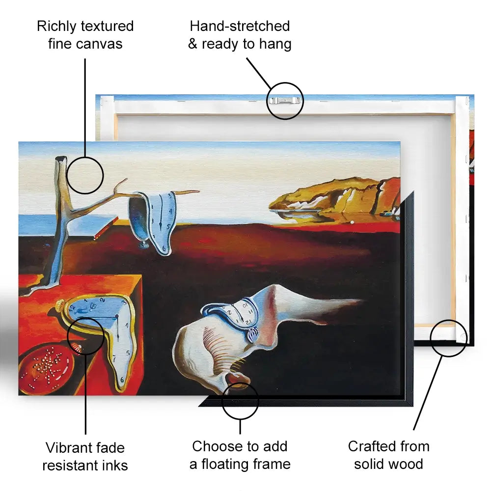 The Persistence Of Memory Canvas Print The Persistence Of Memory Canvas Print wall art product kumachenkova / Shutterstock