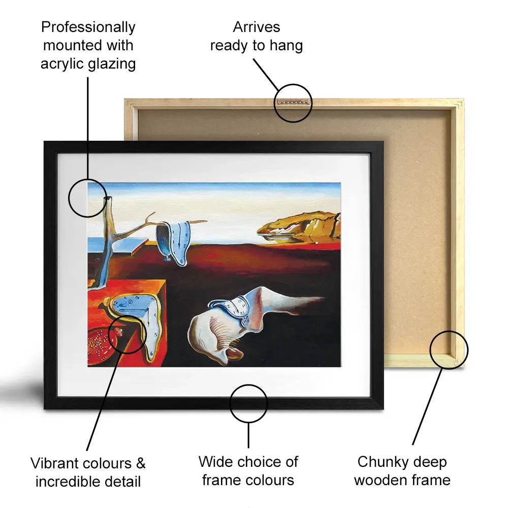 The Persistence Of Memory Framed Art Print The Persistence Of Memory Framed Art Print wall art product kumachenkova / Shutterstock
