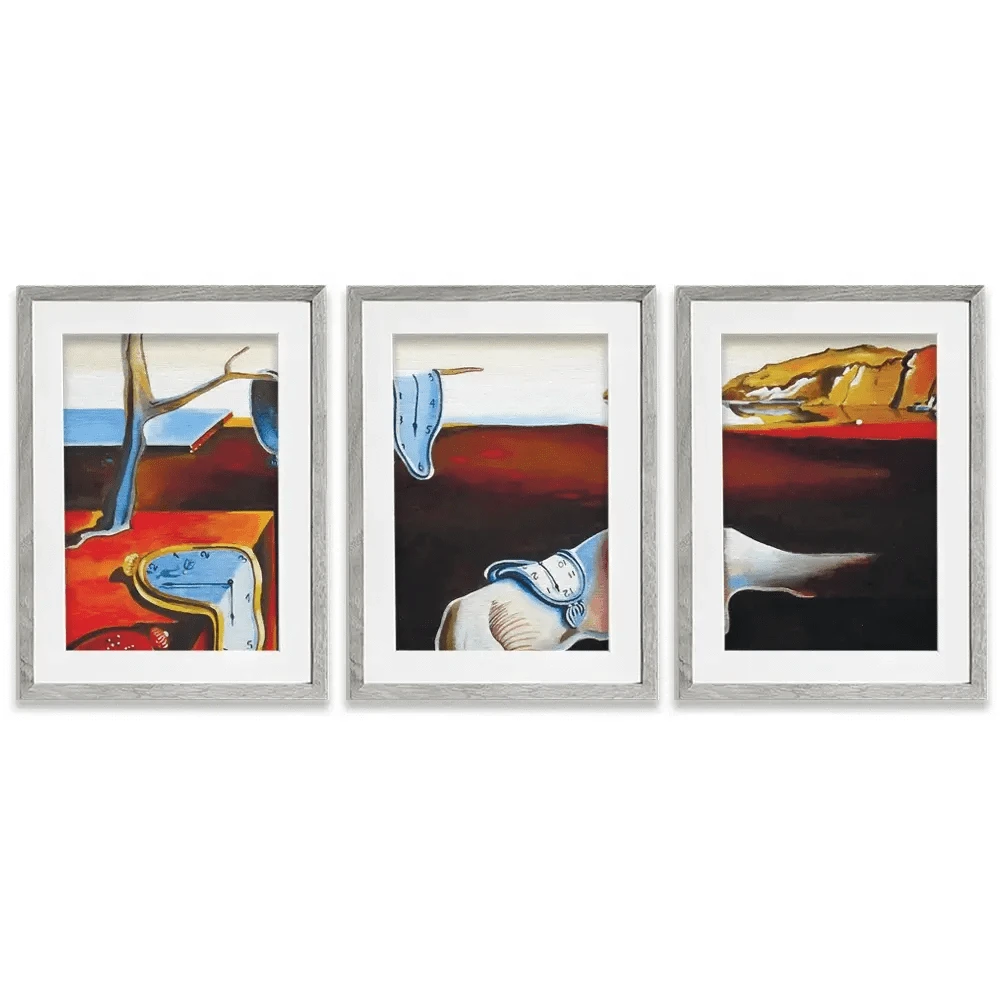 The Persistence Of Memory Framed Art Print Trio The Persistence Of Memory Framed Art Print Trio wall art product kumachenkova / Shutterstock