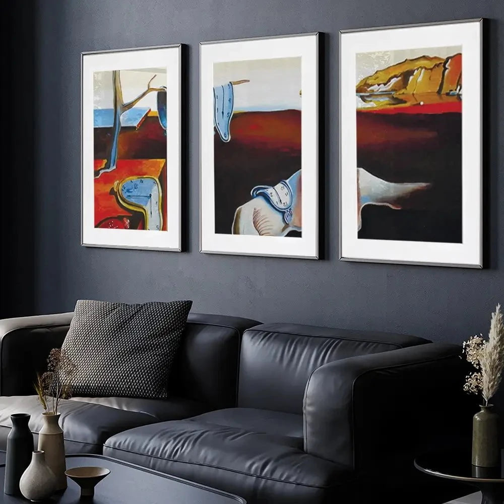 The Persistence Of Memory Framed Art Print Trio The Persistence Of Memory Framed Art Print Trio wall art product kumachenkova / Shutterstock