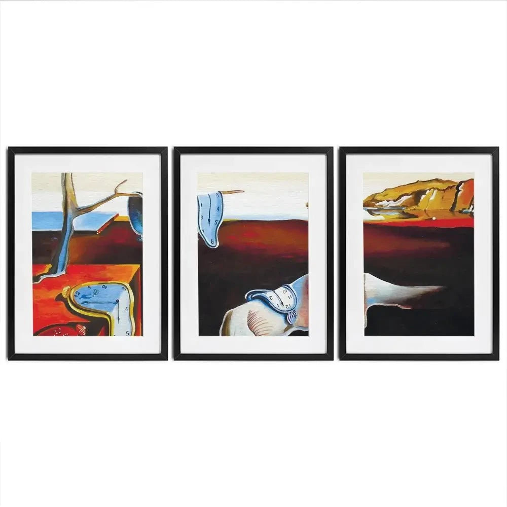The Persistence Of Memory Framed Art Print Trio The Persistence Of Memory Framed Art Print Trio wall art product kumachenkova / Shutterstock