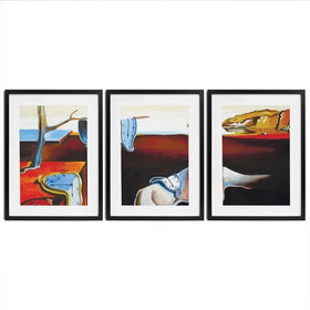 The Persistence Of Memory Framed Art Print Trio The Persistence Of Memory Framed Art Print Trio wall art product kumachenkova / Shutterstock