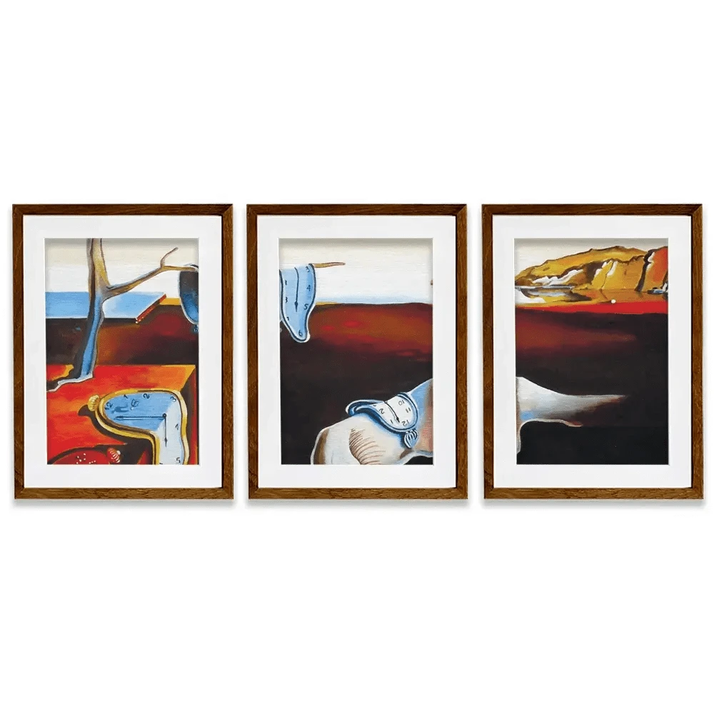 The Persistence Of Memory Framed Art Print Trio The Persistence Of Memory Framed Art Print Trio wall art product kumachenkova / Shutterstock