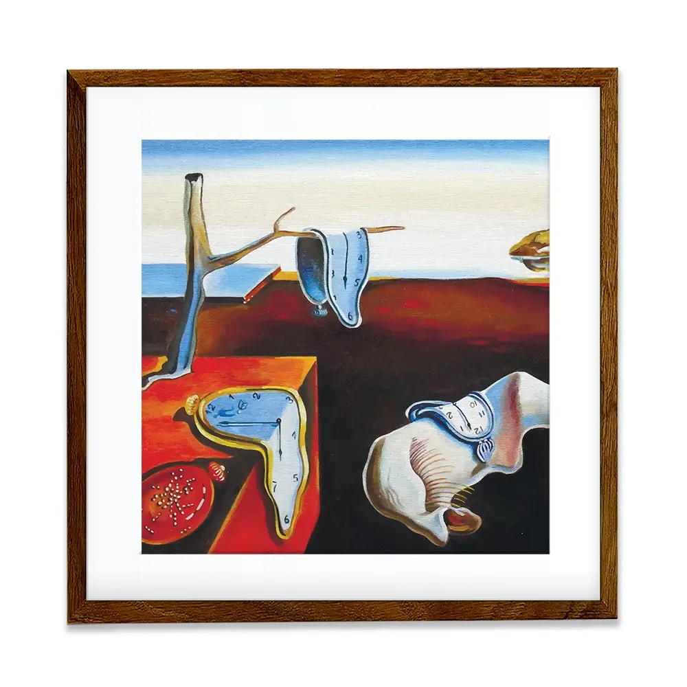 The Persistence Of Memory Square Framed Art Print The Persistence Of Memory Square Framed Art Print wall art product kumachenkova / Shutterstock