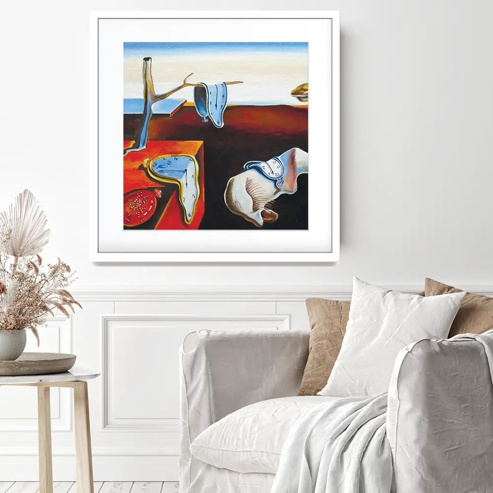 The Persistence Of Memory Square Framed Art Print The Persistence Of Memory Square Framed Art Print wall art product kumachenkova / Shutterstock