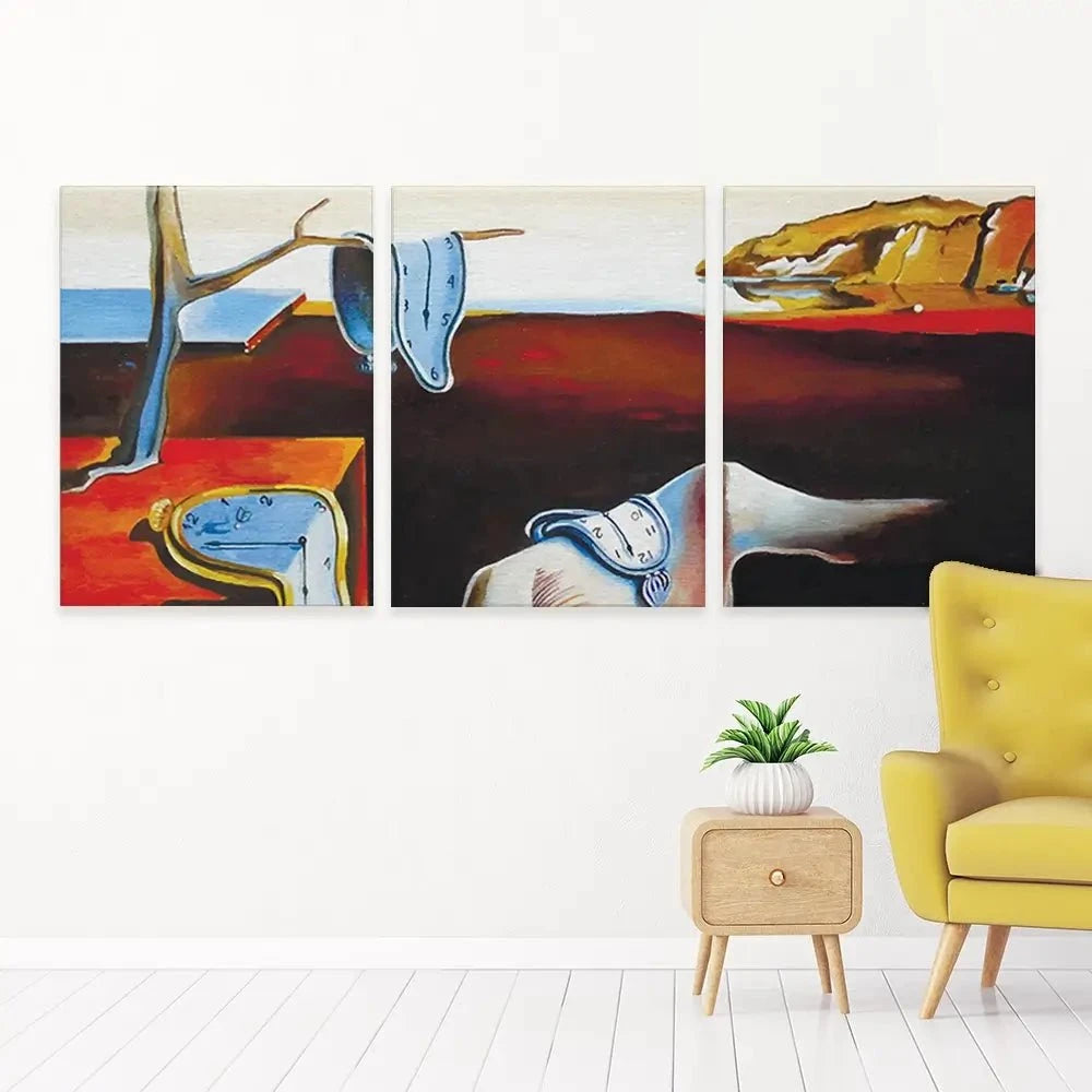 The Persistence Of Memory Trio Canvas Print The Persistence Of Memory Trio Canvas Print wall art product kumachenkova / Shutterstock