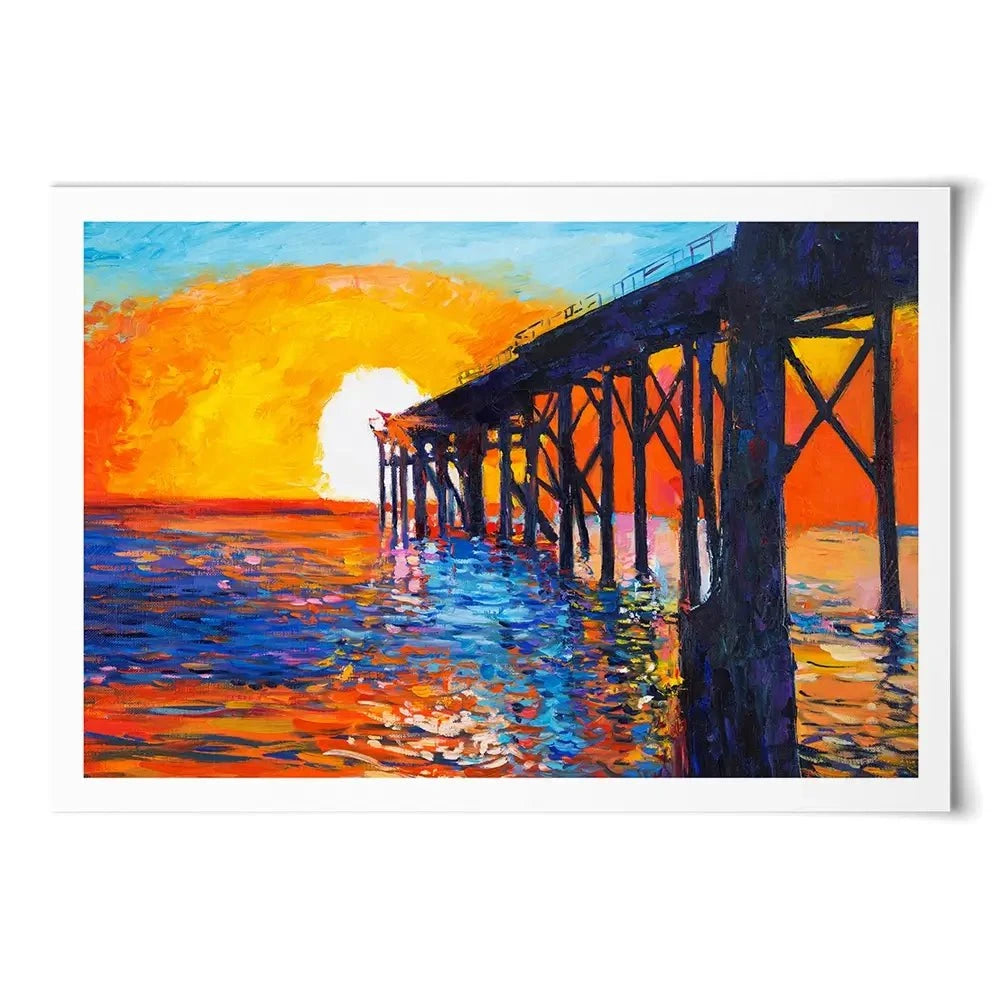 The Pier Art Print The Pier Art Print wall art product Boyan Dimitrov / Shutterstock