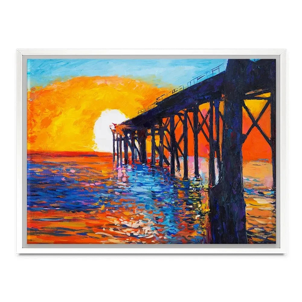 The Pier Canvas Print The Pier Canvas Print wall art product Boyan Dimitrov / Shutterstock