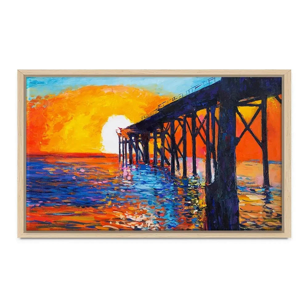 The Pier Canvas Print The Pier Canvas Print wall art product Boyan Dimitrov / Shutterstock
