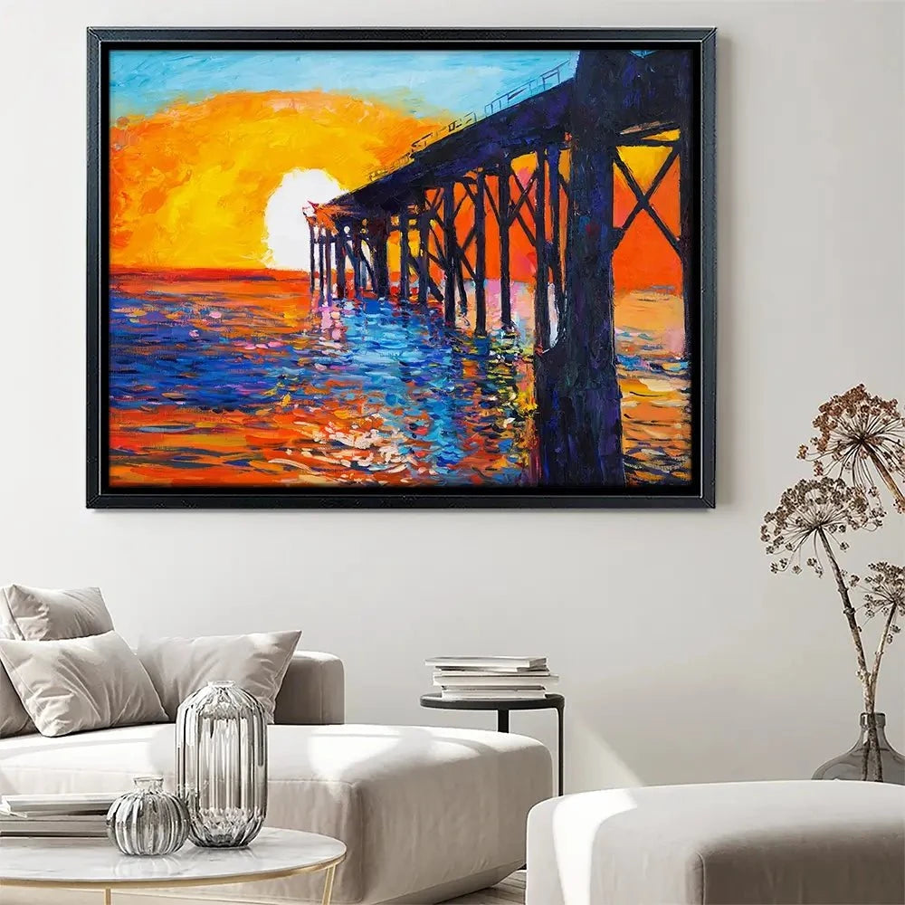The Pier Canvas Print The Pier Canvas Print wall art product Boyan Dimitrov / Shutterstock