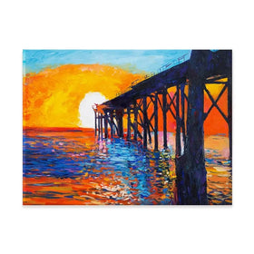 The Pier Canvas Print The Pier Canvas Print wall art product Boyan Dimitrov / Shutterstock
